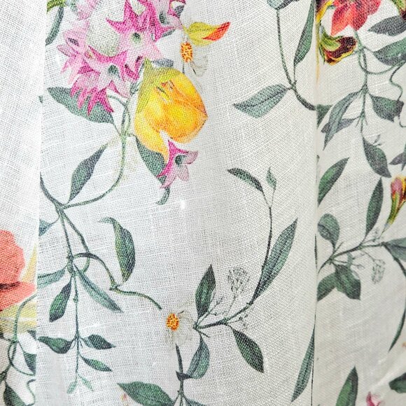 Zimmermann ElkaVine Linen Floral Wrap Dress Size 3 (US 8–10) - Picture 10 of 15